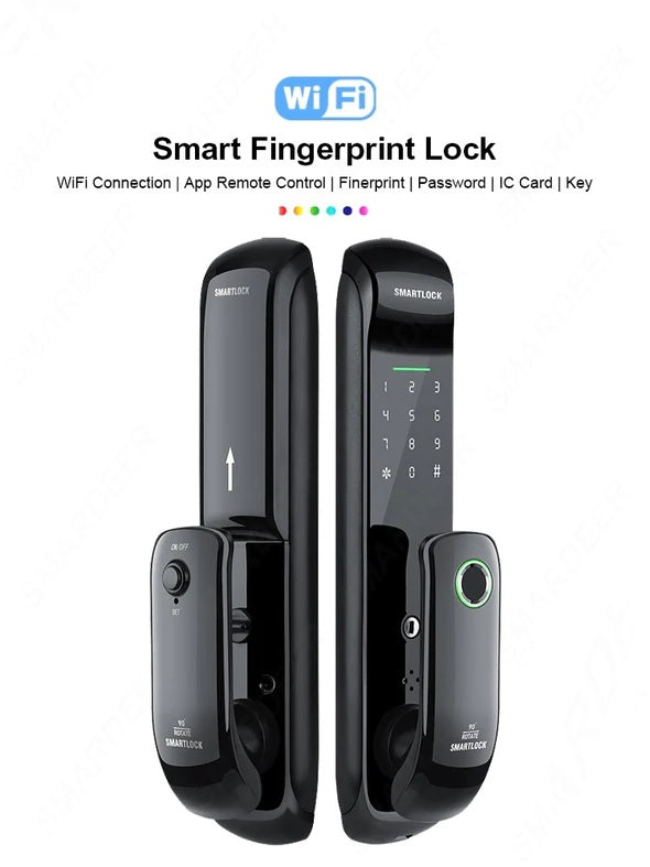 iSM08 Smart Biometric Door Lock - ISPEKTRUM Home & Garden