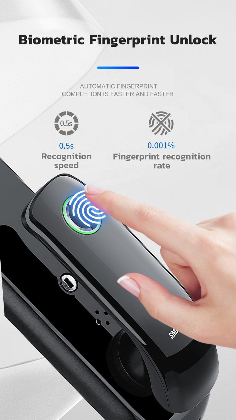 iSM08 Smart Biometric Door Lock - ISPEKTRUM Home & Garden