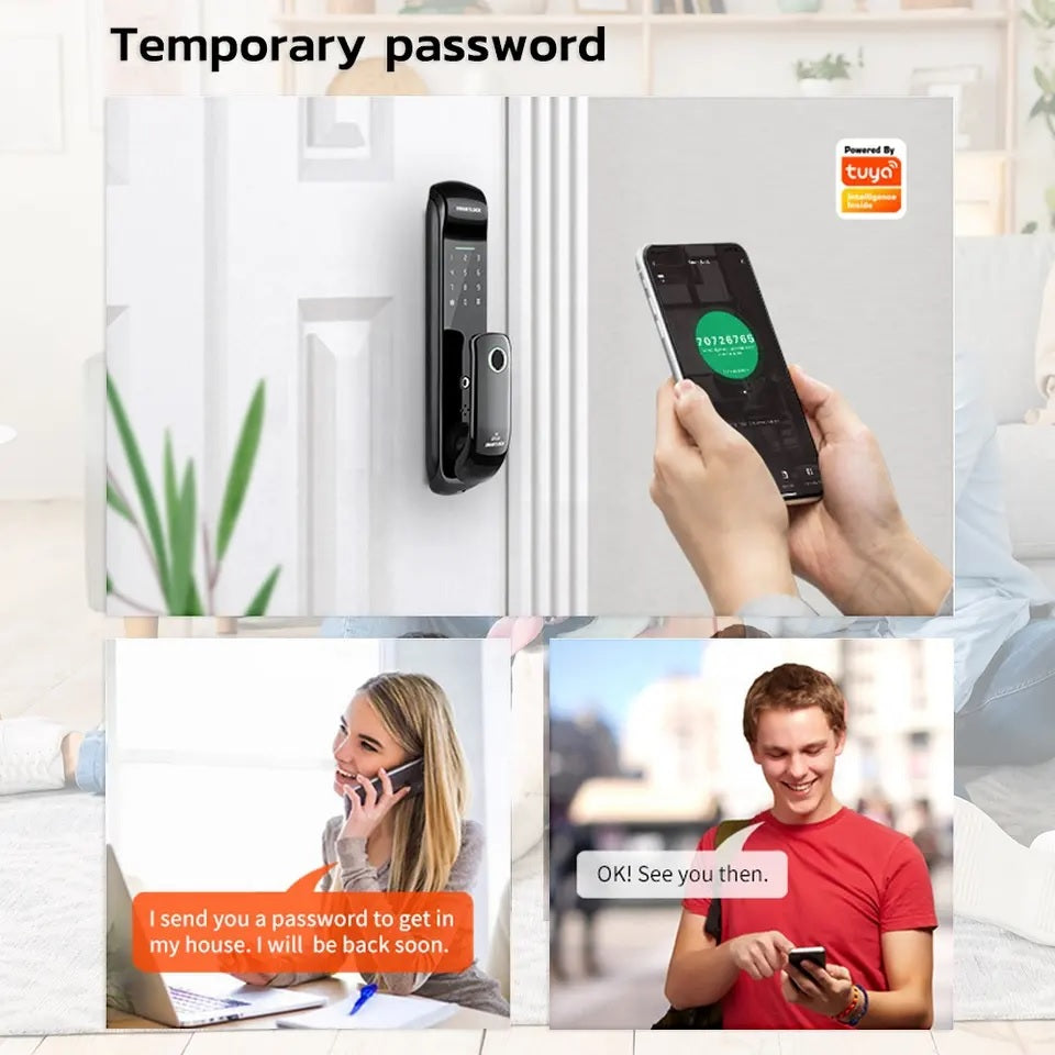 iSM08 Smart Biometric Door Lock - ISPEKTRUM Home & Garden
