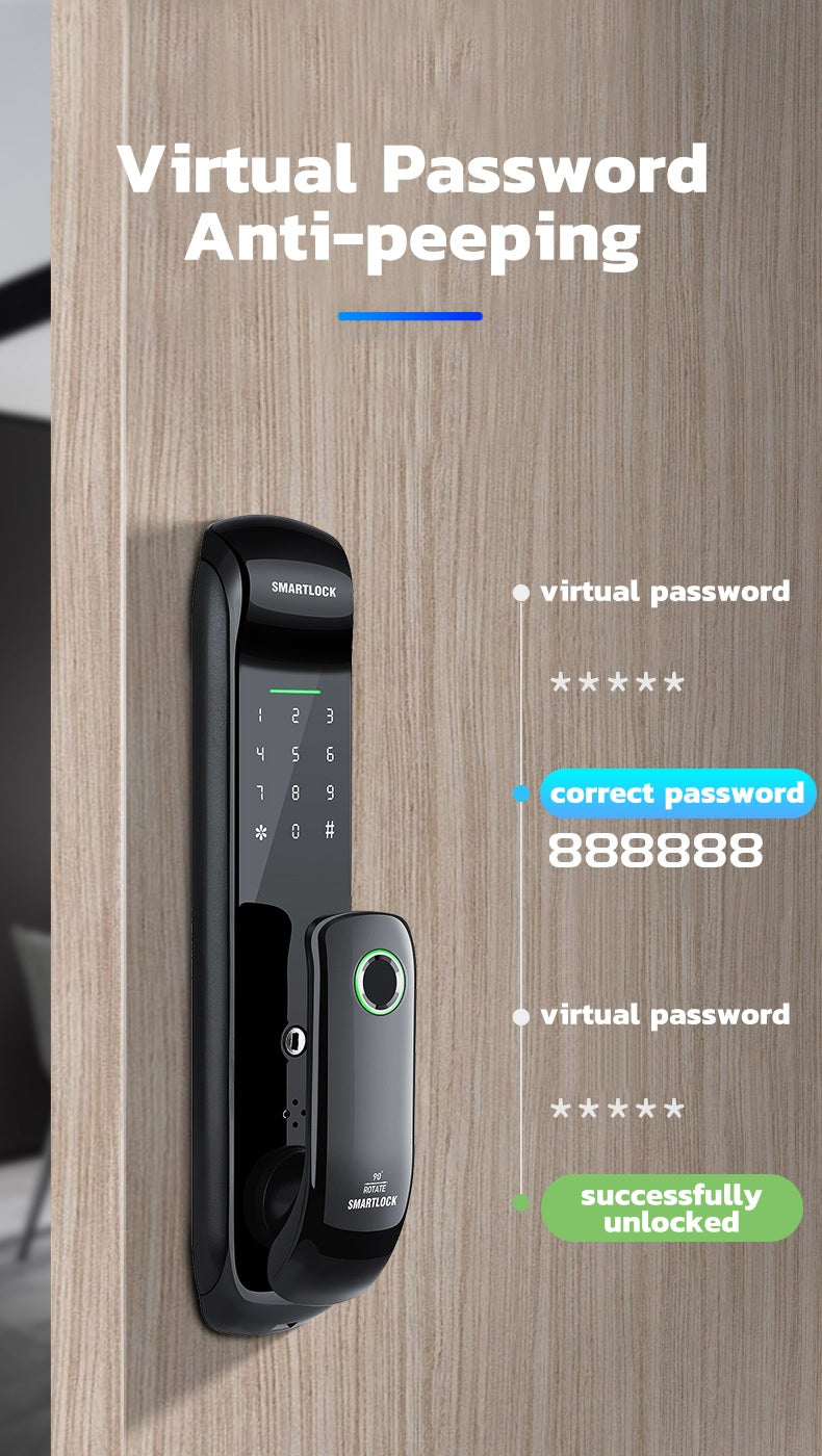 iSM08 Smart Biometric Door Lock - ISPEKTRUM Home & Garden