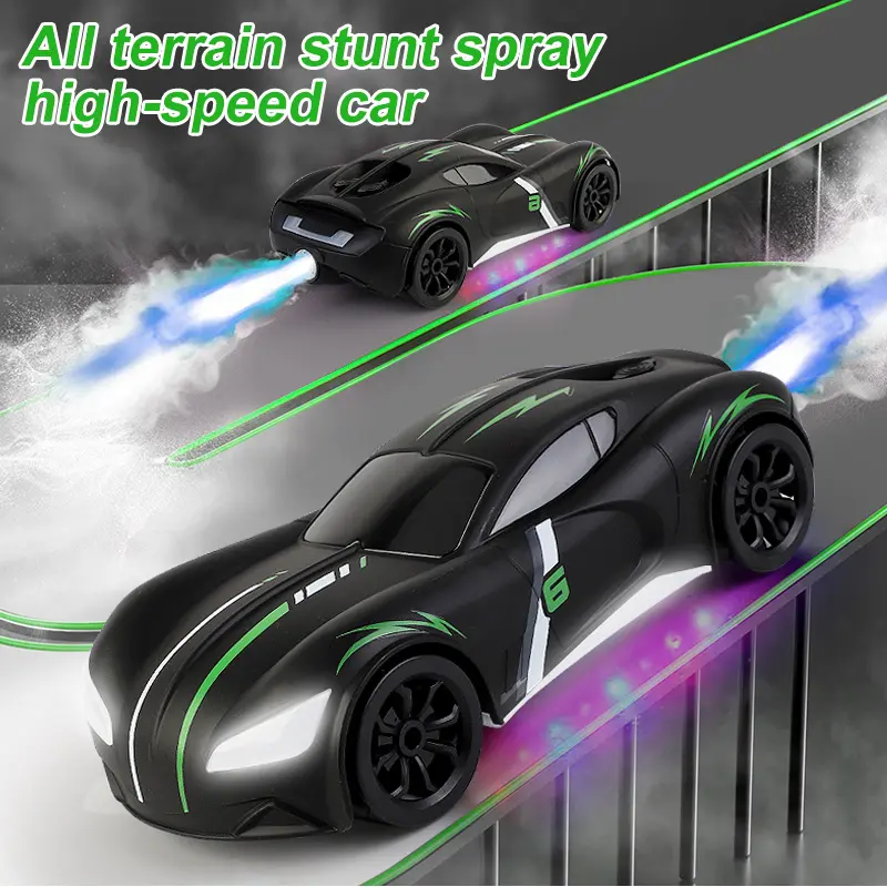 Black Racer RC Car | Obstacle Avoidance - ISPEKTRUM Toys & Games