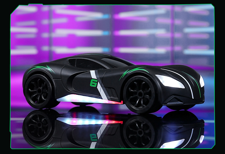 Black Racer RC Car | Obstacle Avoidance - ISPEKTRUM Toys & Games