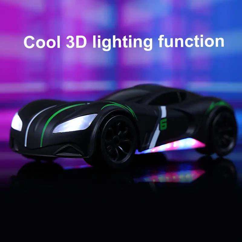 Black Racer RC Car | Obstacle Avoidance - ISPEKTRUM Toys & Games