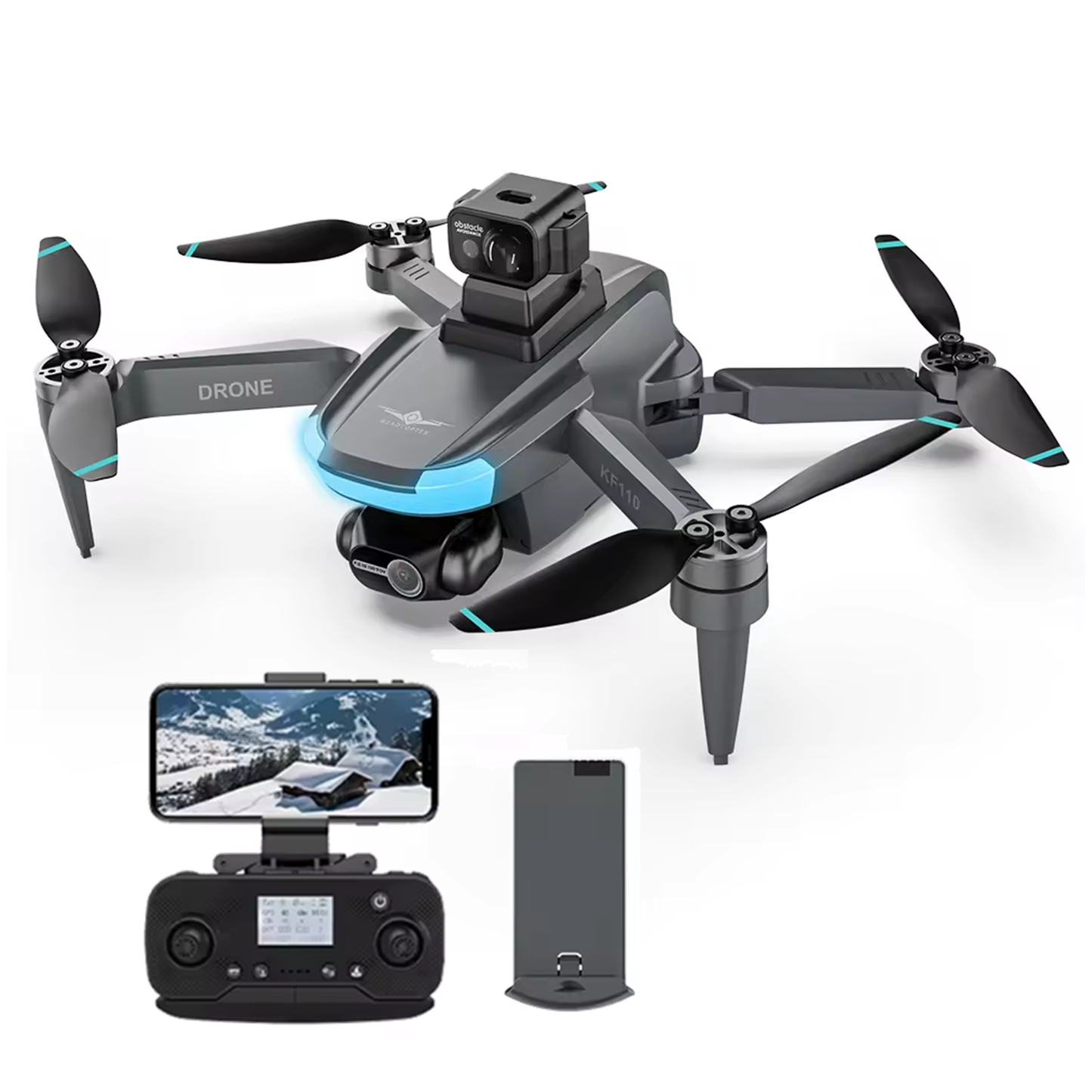 FlyBot ISKF110 4K Drone | 2-Axis Gimbal