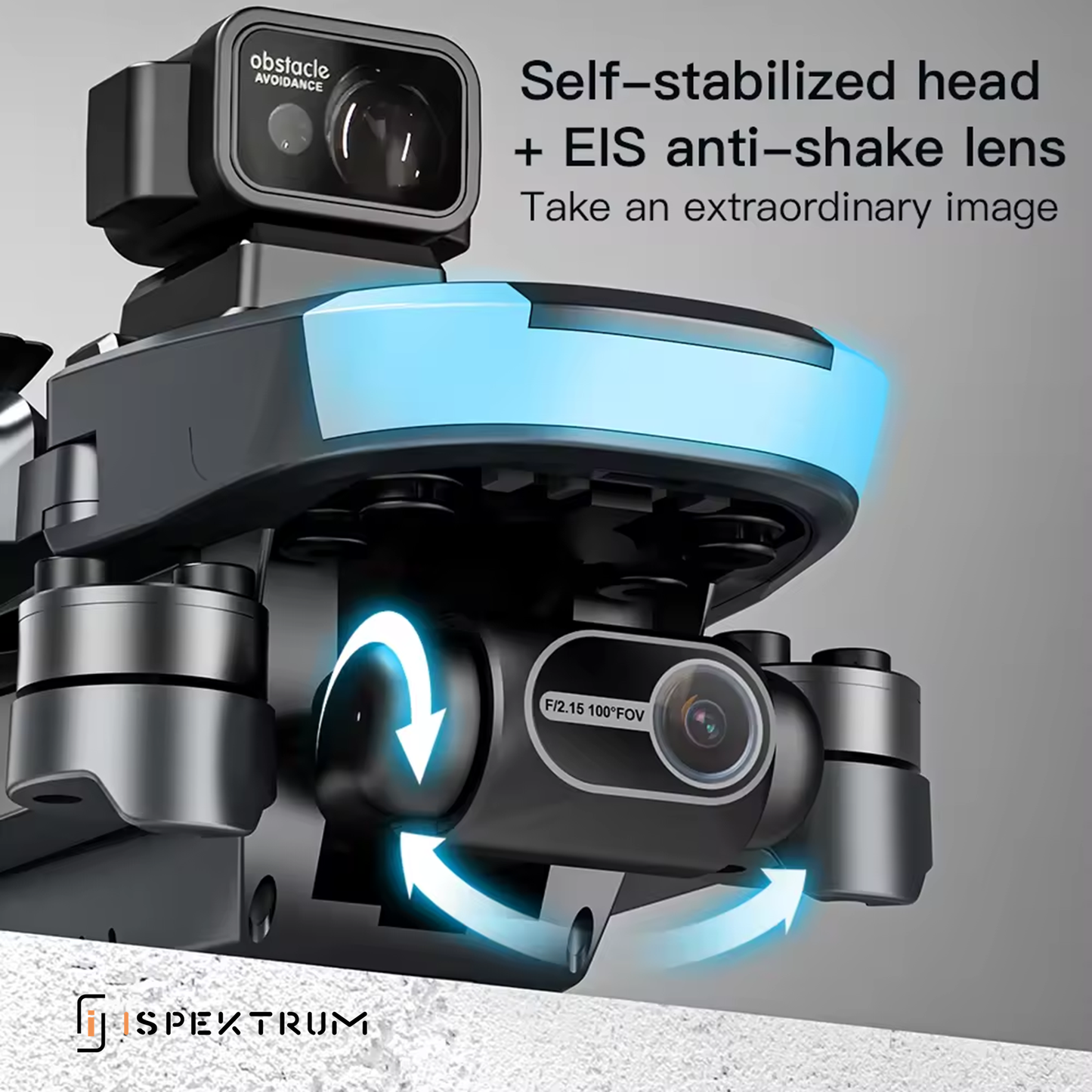 FlyBot ISKF110 4K Drone | 2-Axis Gimbal