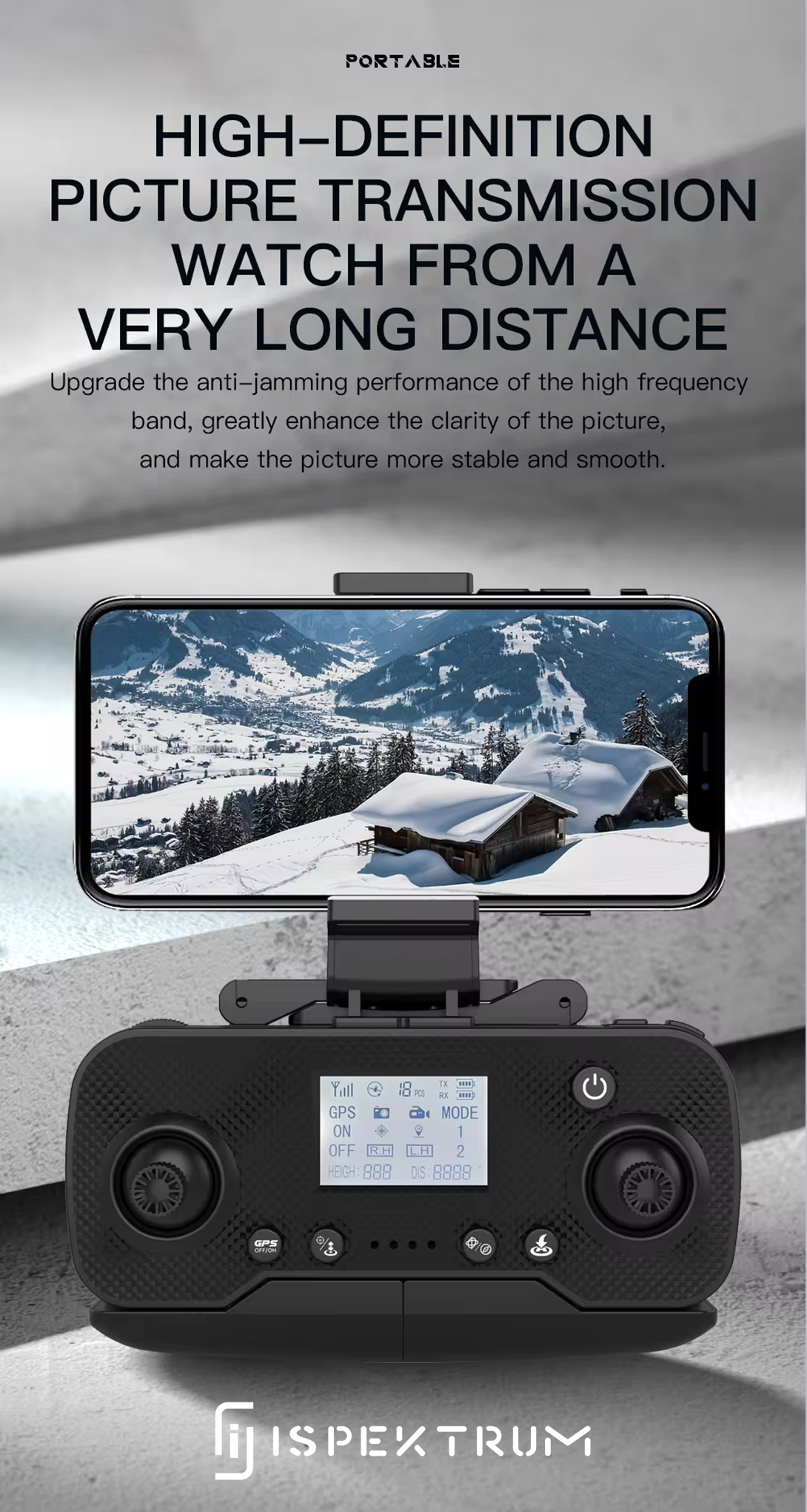 FlyBot ISKF110 4K Drone | 2-Axis Gimbal