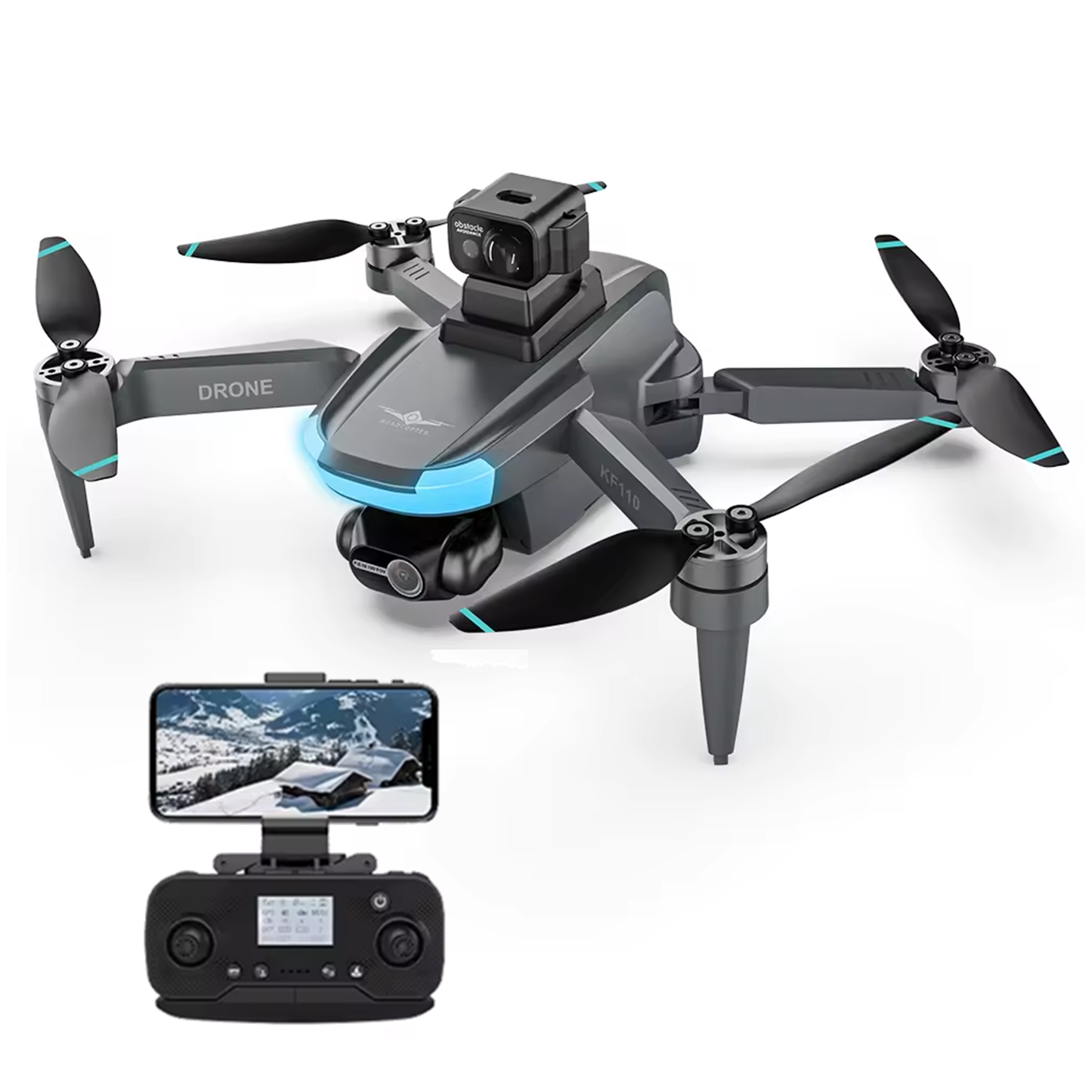 FlyBot ISKF110 4K Drone | 2-Axis Gimbal - ISPEKTRUM Toys & Games