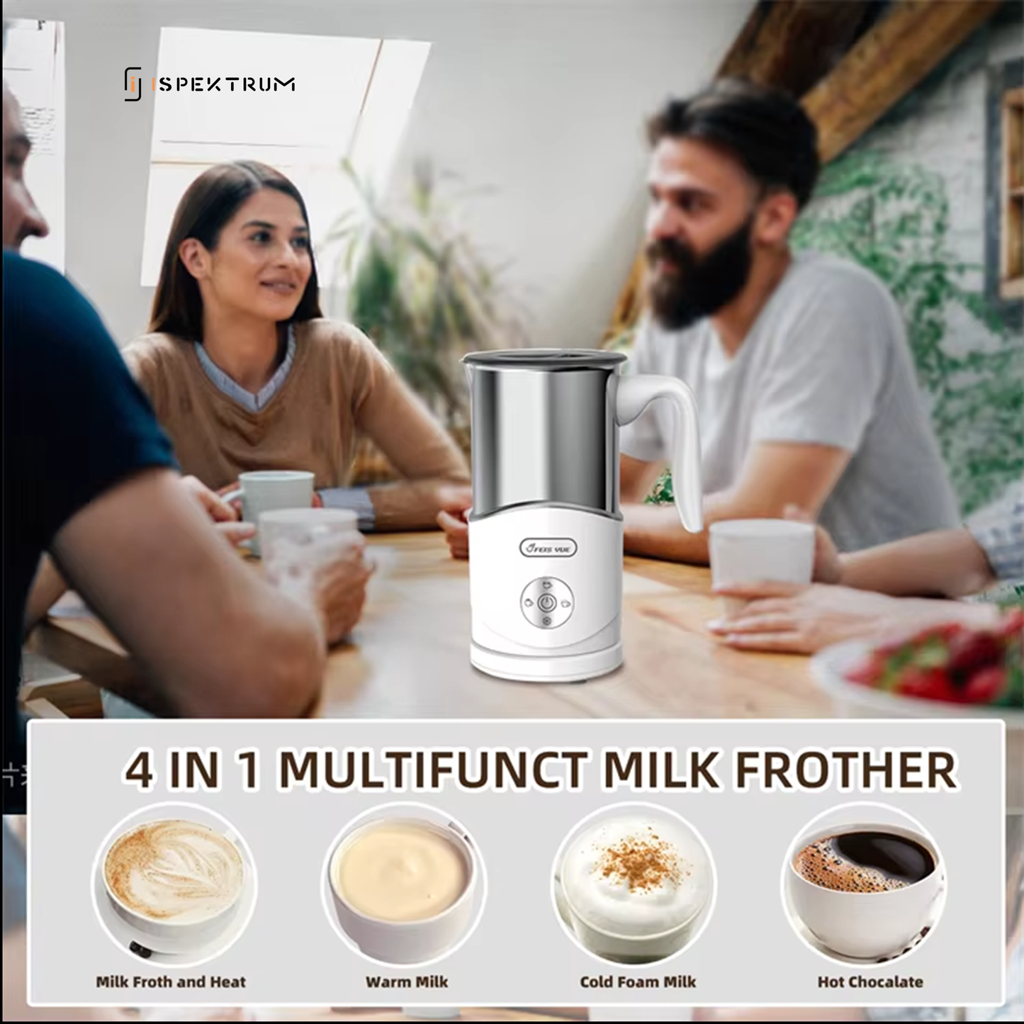 Insta-Froth M2 Milk Frother – Your All-in-One Coffee Solution - ISPEKTRUM Home & Kitchen