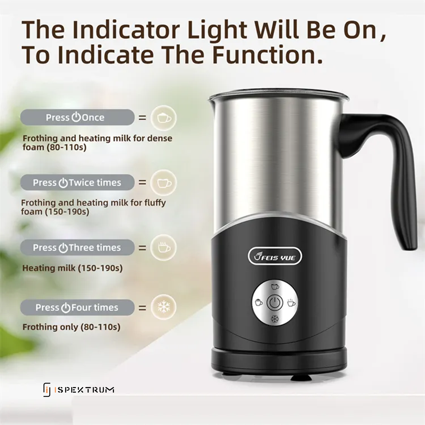 Insta-Froth M2 Milk Frother – Your All-in-One Coffee Solution - ISPEKTRUM Home & Kitchen