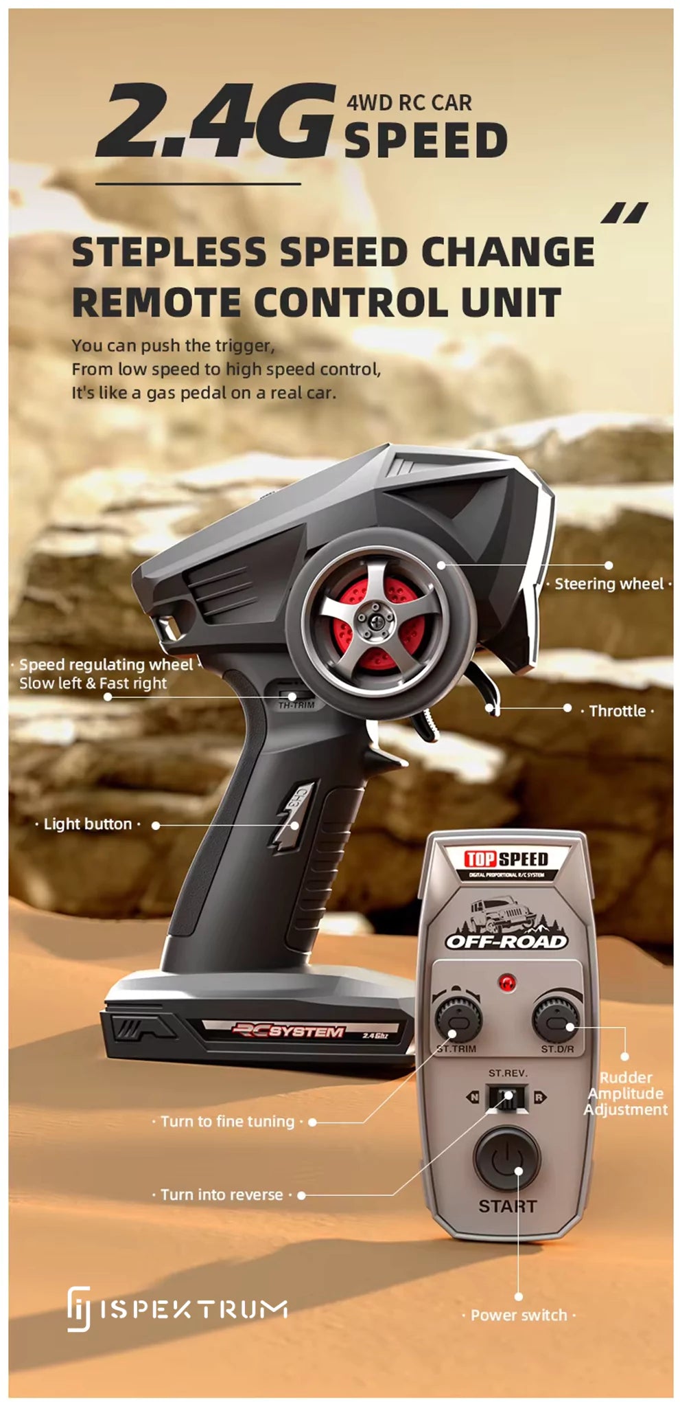 Beast Off-Road Remote Control Truck - ISPEKTRUM Toys & Games