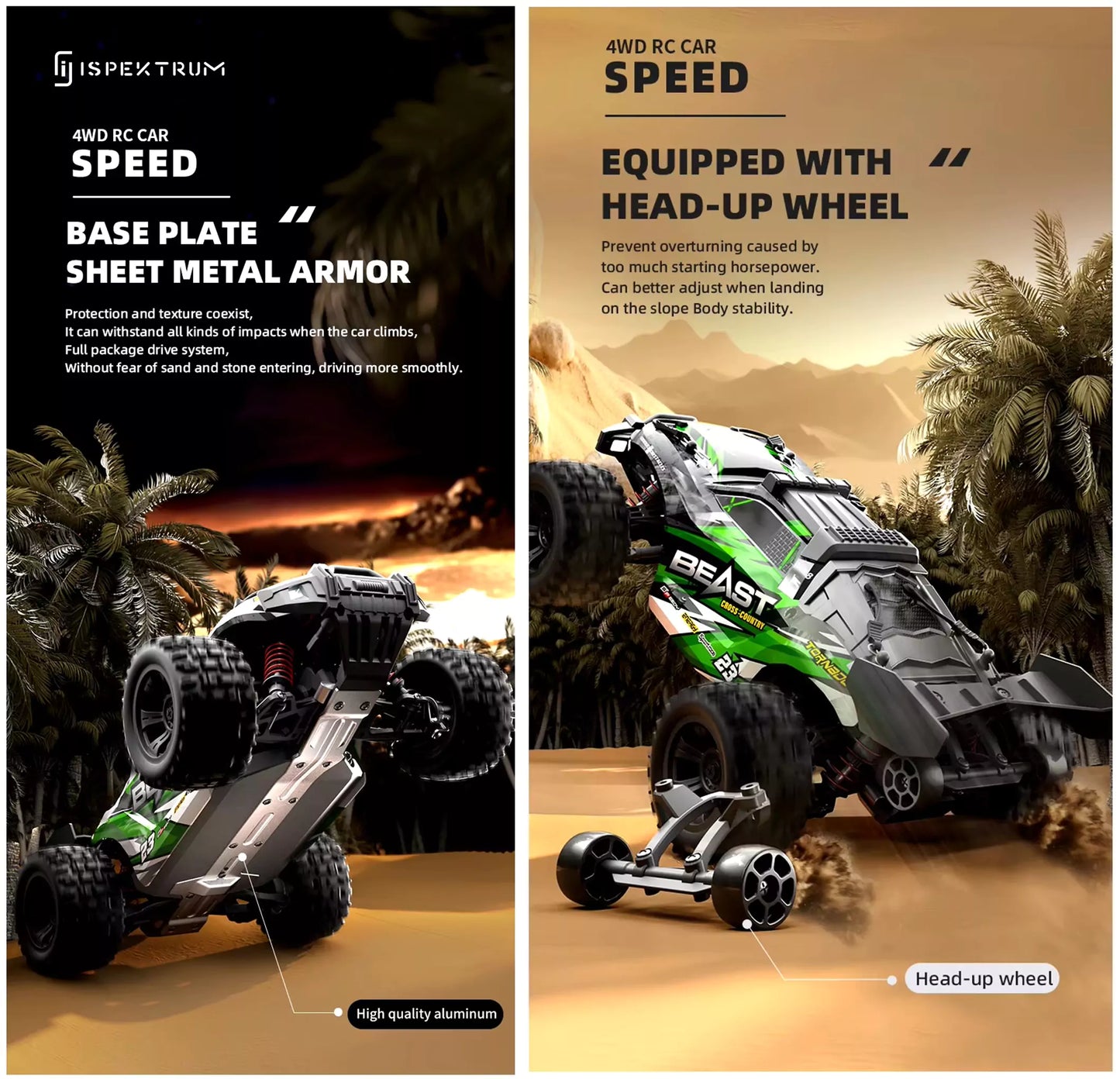 Beast Off-Road Remote Control Truck - ISPEKTRUM Toys & Games