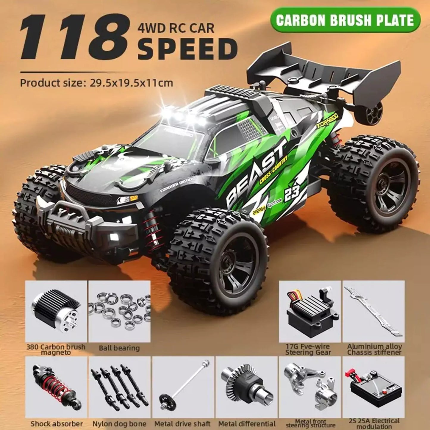 Beast Off-Road Remote Control Truck - ISPEKTRUM Toys & Games