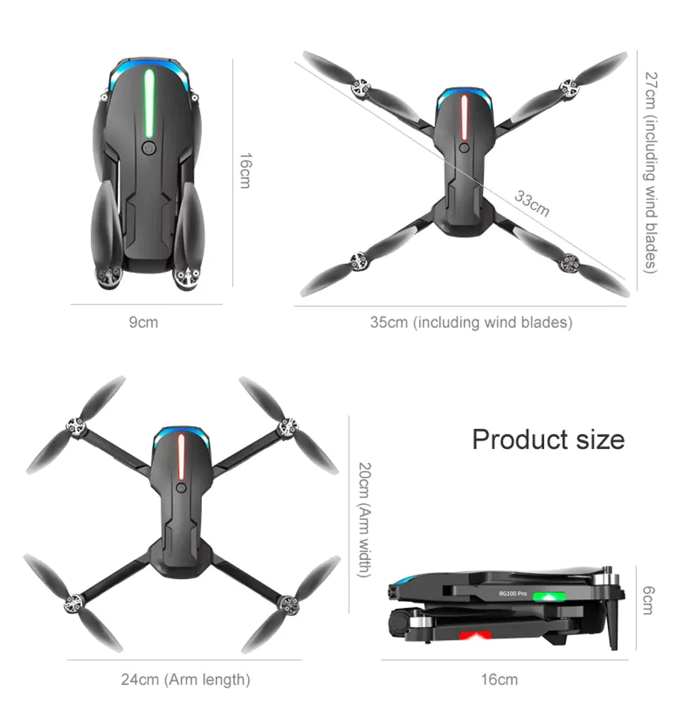 Skyflier RG100 Pro 4K Drone - ISPEKTRUM Toys & Games