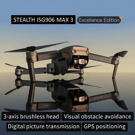 4K Drone | Stealth ISG906 Max 3 - ISPEKTRUM Toys & Games