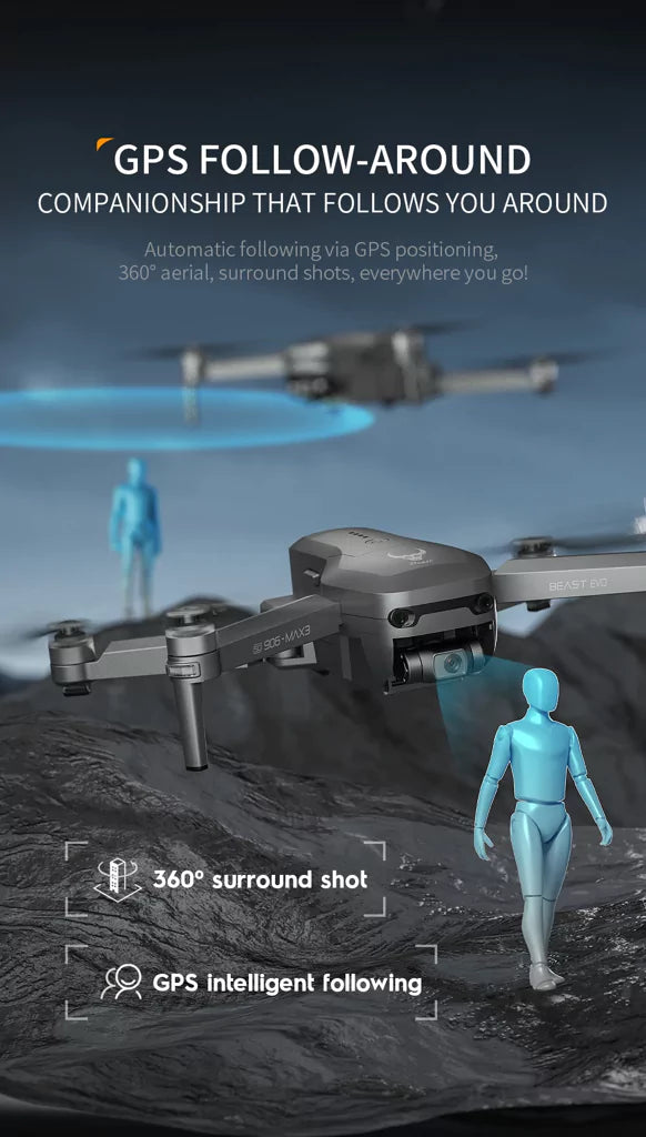 4K Drone | Stealth ISG906 Max 3 - ISPEKTRUM Toys & Games