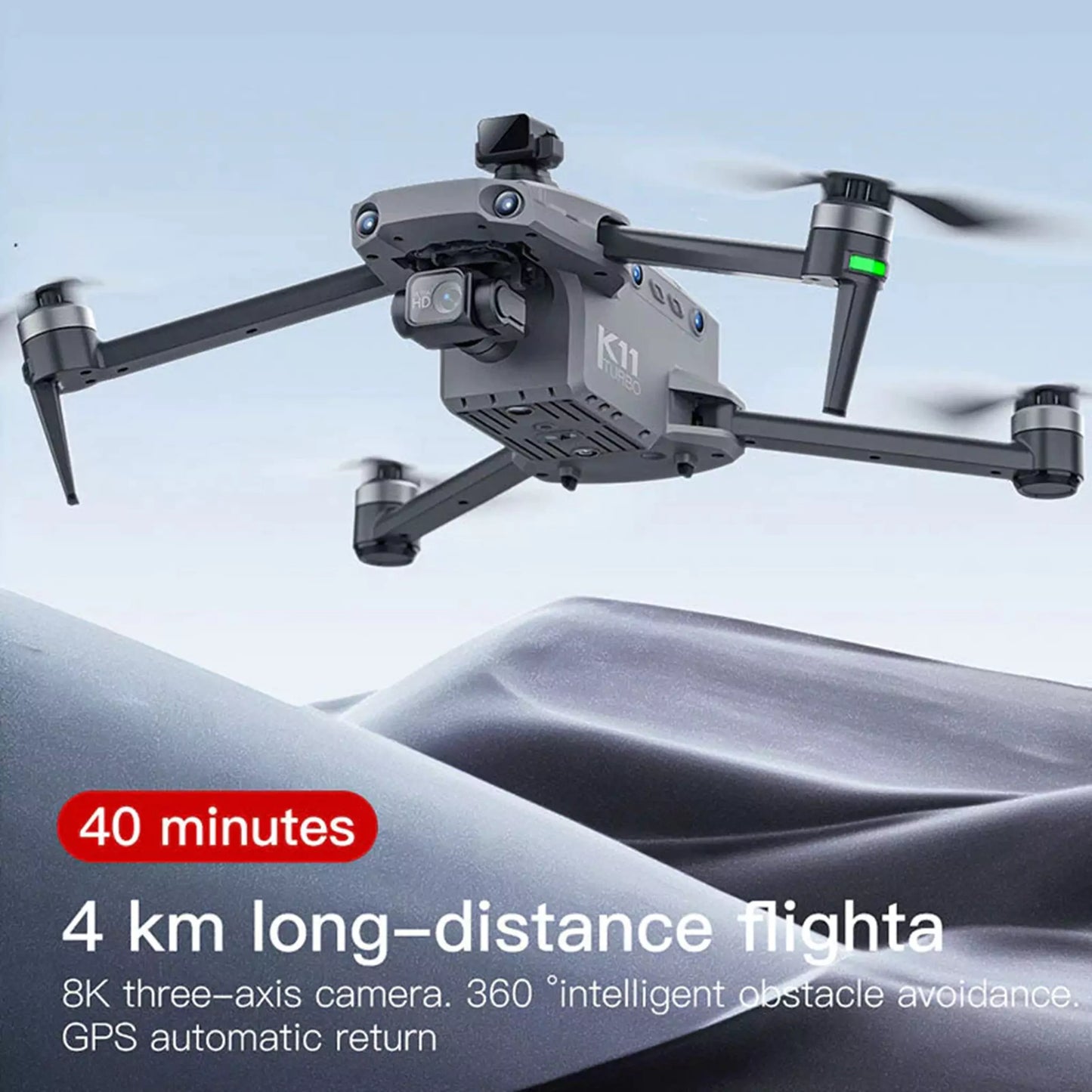 FlyCam iSK11 4K Drone - ISPEKTRUM Toys & Games