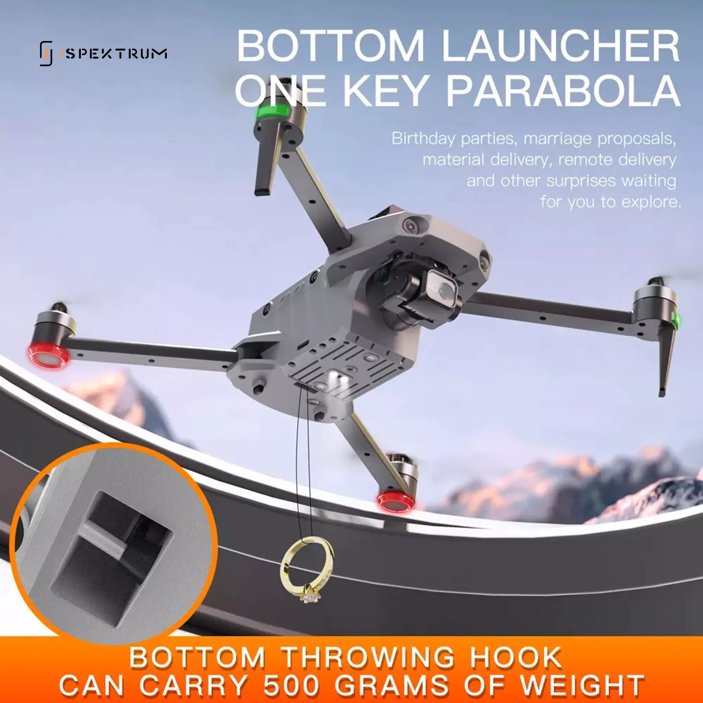 FlyCam iSK11 4K Drone - ISPEKTRUM Toys & Games