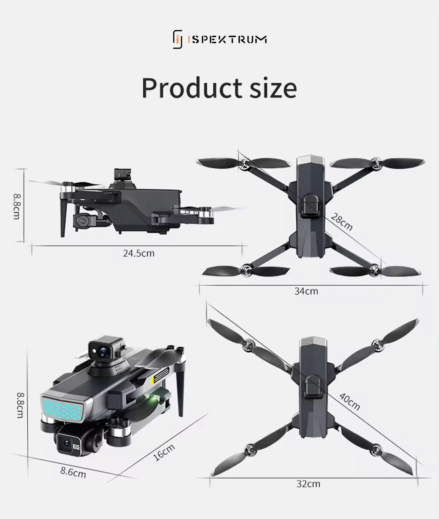 FlyCam-Kai2 4K Drone - ISPEKTRUM Toys & Games