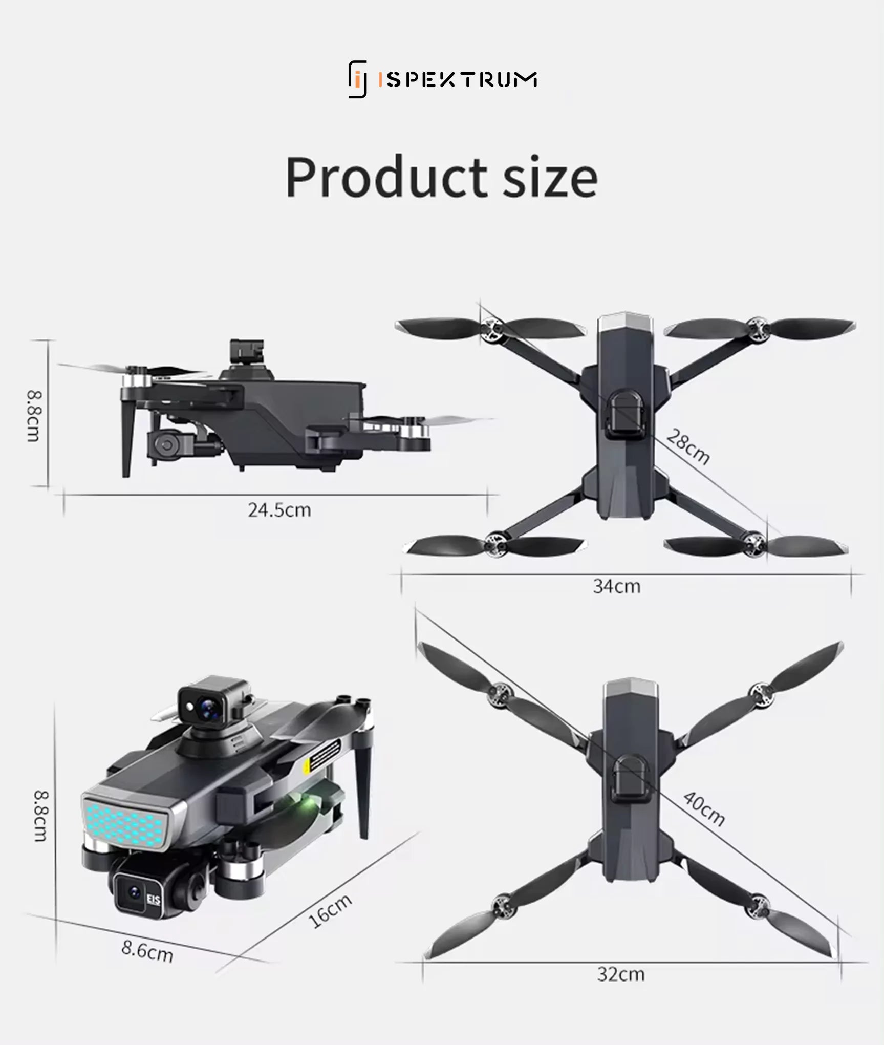 FlyCam-Kai2 4K Drone - ISPEKTRUM Toys & Games