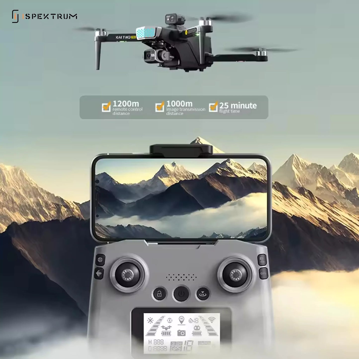 FlyCam-Kai2 4K Drone - ISPEKTRUM Toys & Games