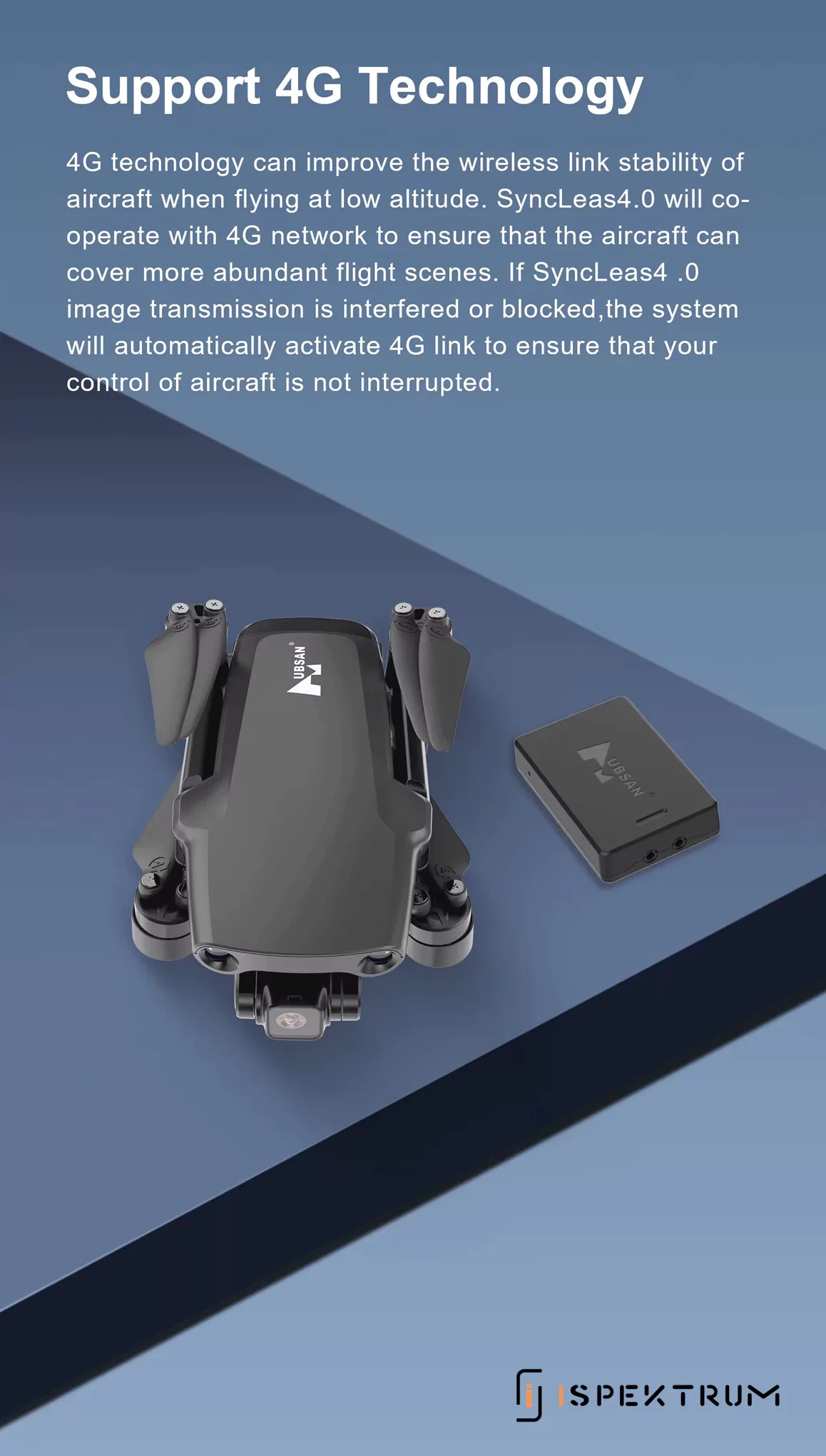 Hubsan Mini 1 Drone | 16KM Flight Range | 40 Minutes Flight Time | 20MP Camera - ISPEKTRUM Toys & Games