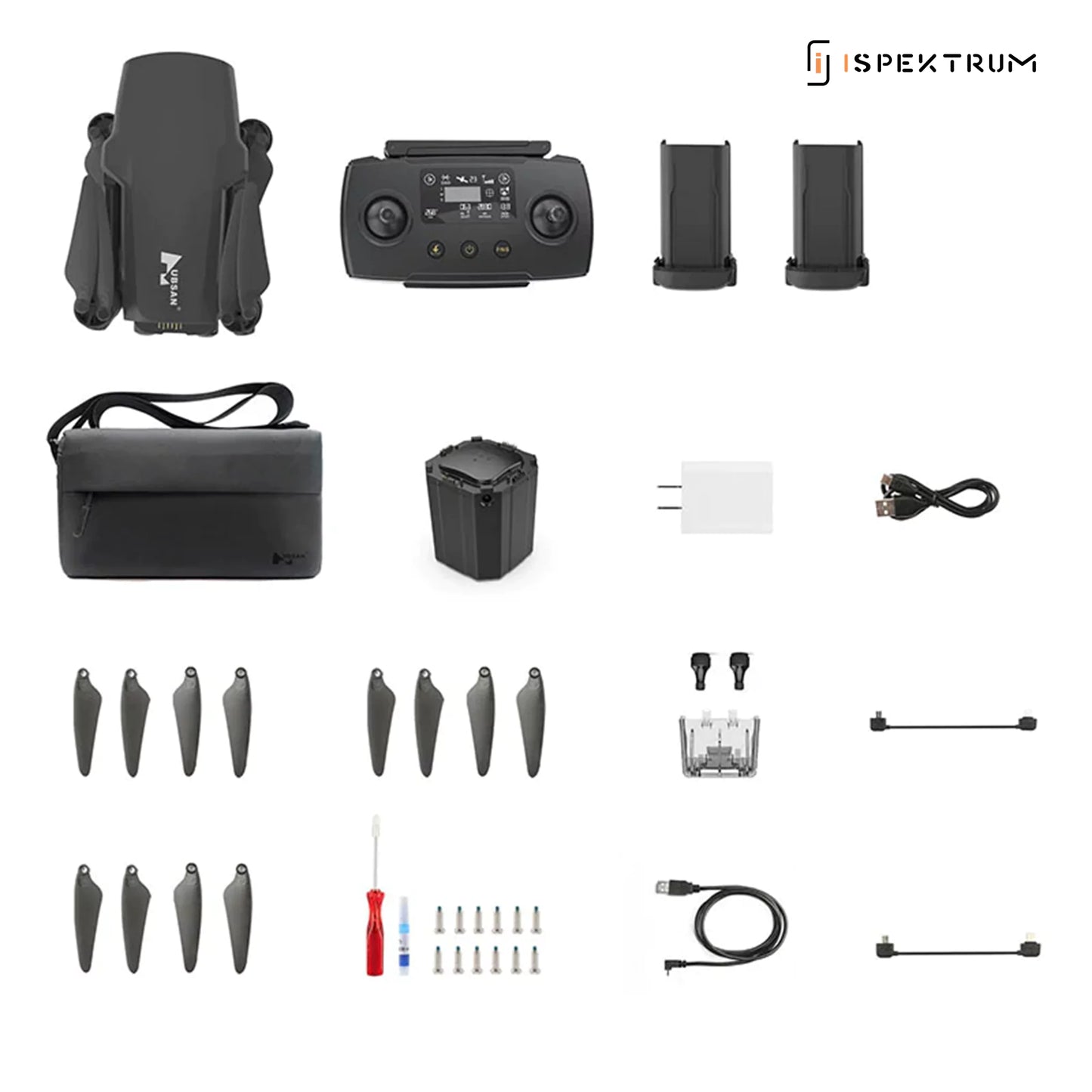 Hubsan Mini 1 Drone | 16KM Flight Range | 40 Minutes Flight Time | 20MP Camera - ISPEKTRUM Toys & Games