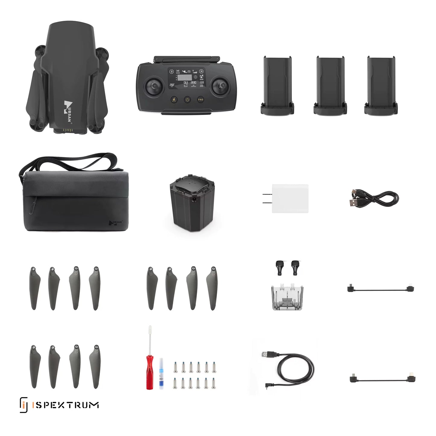 Hubsan Mini 1 Drone | 16KM Flight Range | 40 Minutes Flight Time | 20MP Camera - ISPEKTRUM Toys & Games