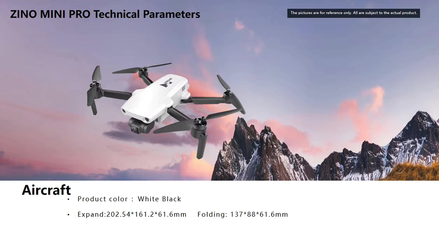 Zino Mini Pro Drone - 2025 Edition | 12KM Flight Range | 50 Minutes Flight Time | 45MP Camera - ISPEKTRUM Toys & Games
