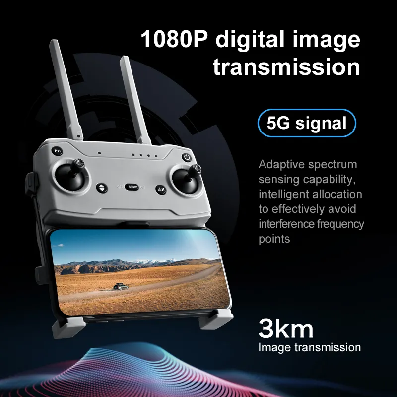4K Drone-i9 Max Mini | 3-Axis Gimbal | 8MP Camera - ISPEKTRUM Toys & Games