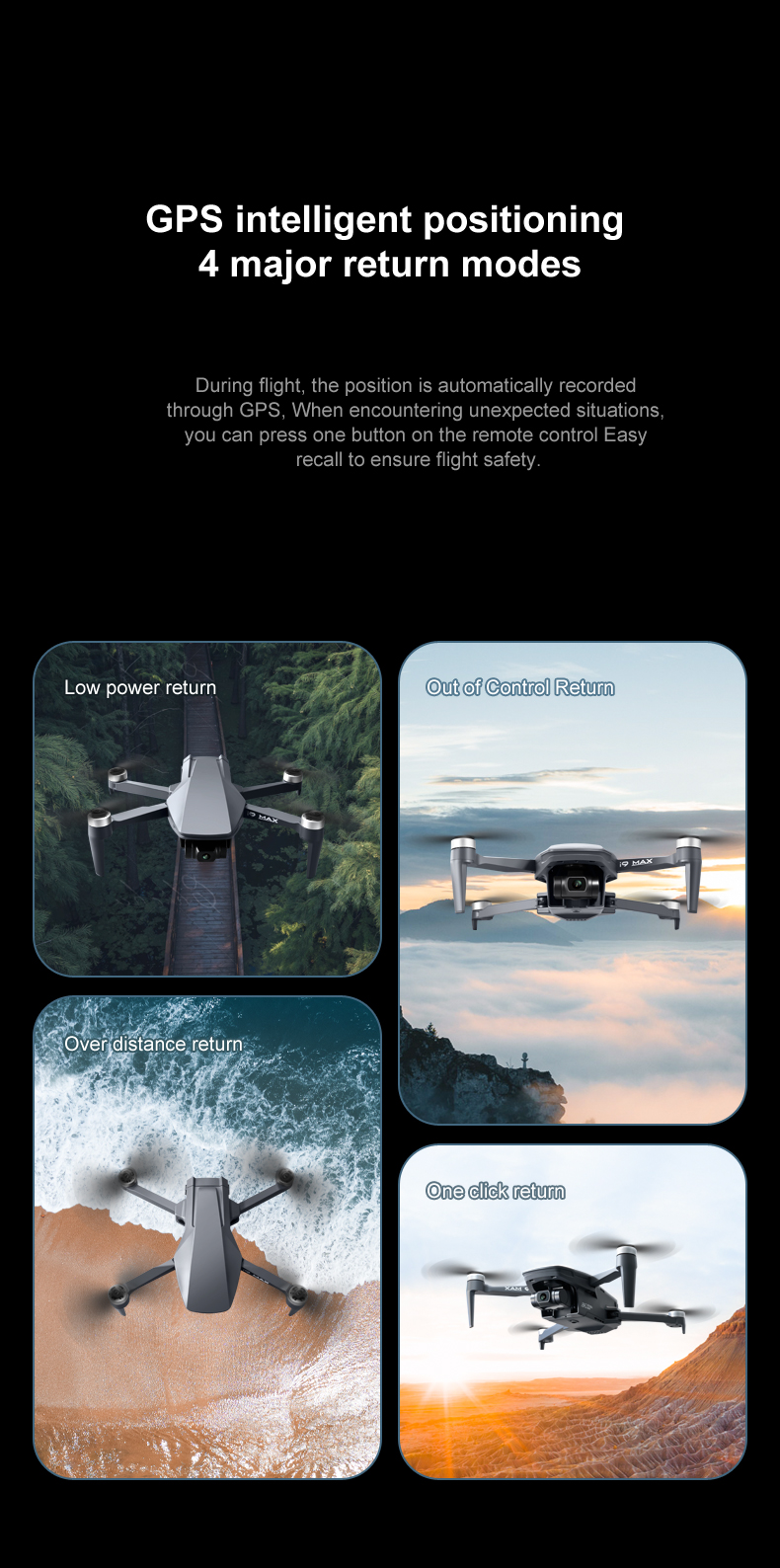 4K Drone-i9 Max Mini | 3-Axis Gimbal | 8MP Camera - ISPEKTRUM Toys & Games