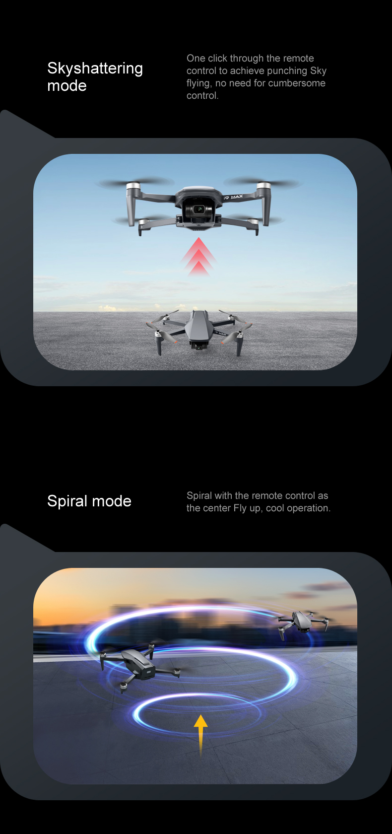 4K Drone-i9 Max Mini | 3-Axis Gimbal | 8MP Camera - ISPEKTRUM Toys & Games