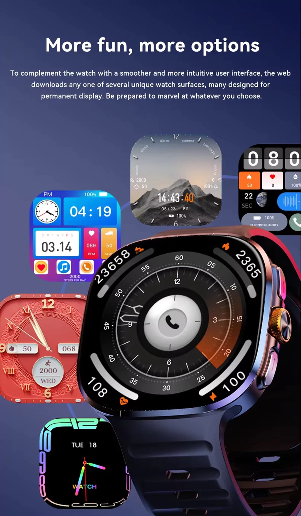 IS99 4G LTE GPS Smartwatch with Rotating Camera, ChatGPT, 2 Inch AMOLED Display & Health Monitoring