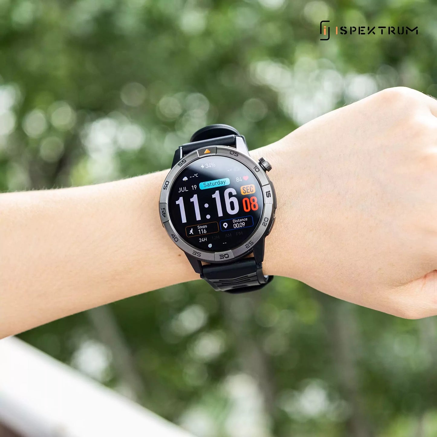 Legion Pro GPS Smartwatch – AMOLED Display, Waterproof, Long Battery Life - ISPEKTRUM Smart Watch