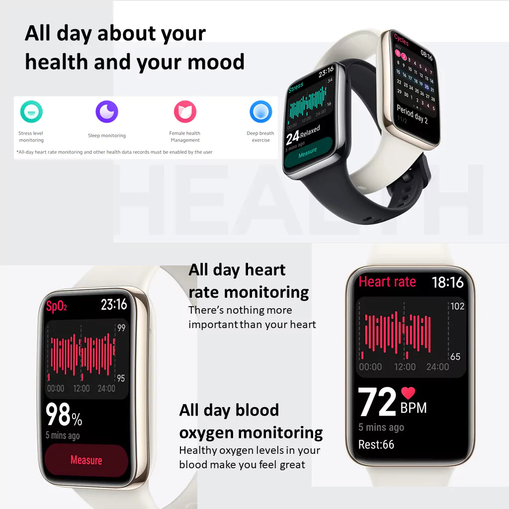 AMOELD Screen | Smart Band 7 Pro Smart Watch