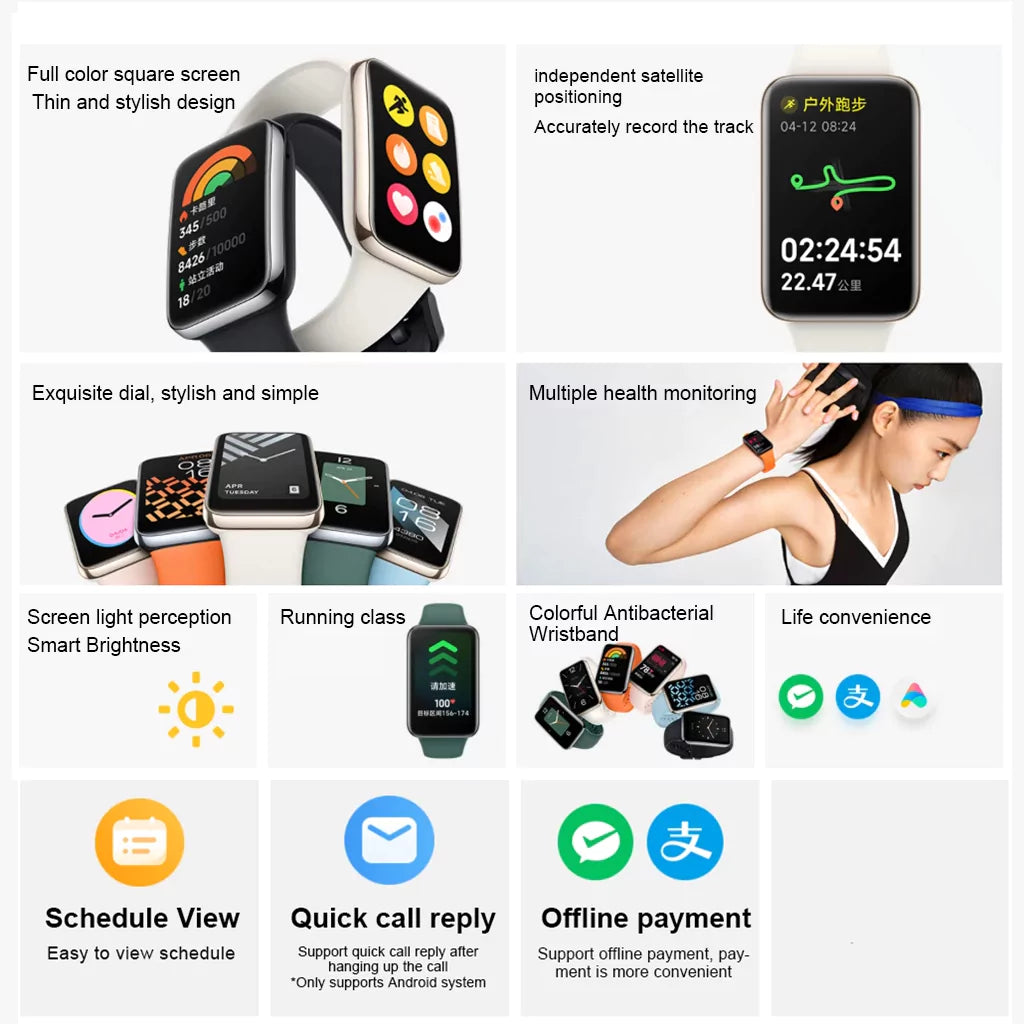 AMOELD Screen | Smart Band 7 Pro Smart Watch - ISPEKTRUM Smart Watch