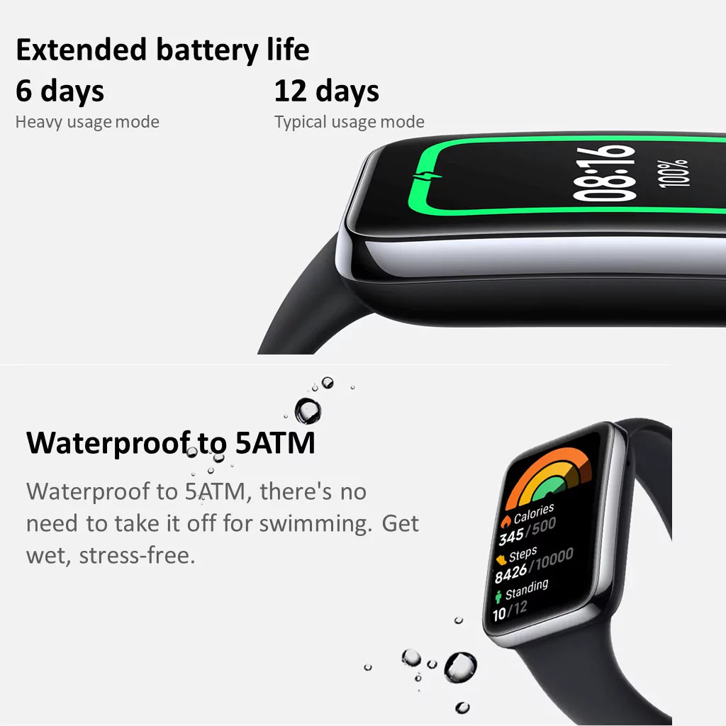 AMOELD Screen | Smart Band 7 Pro Smart Watch