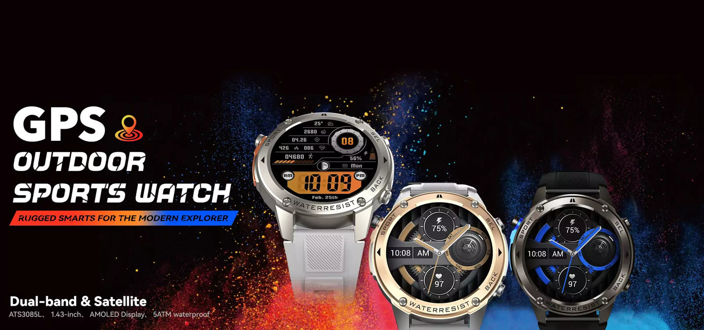 Atlas GPS Smart Watch - ISPEKTRUM Smart Watch