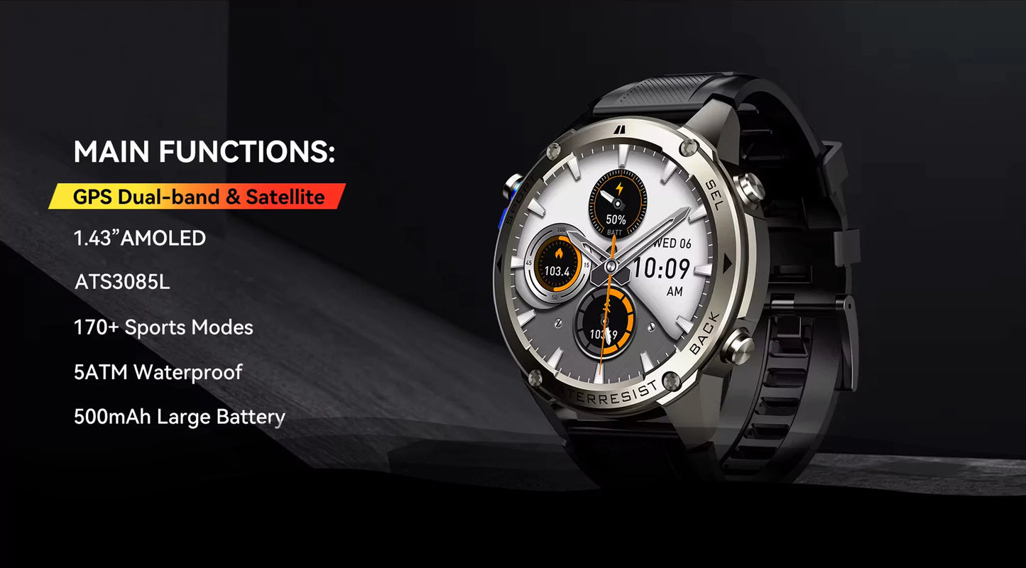 Atlas GPS Smart Watch - ISPEKTRUM Smart Watch