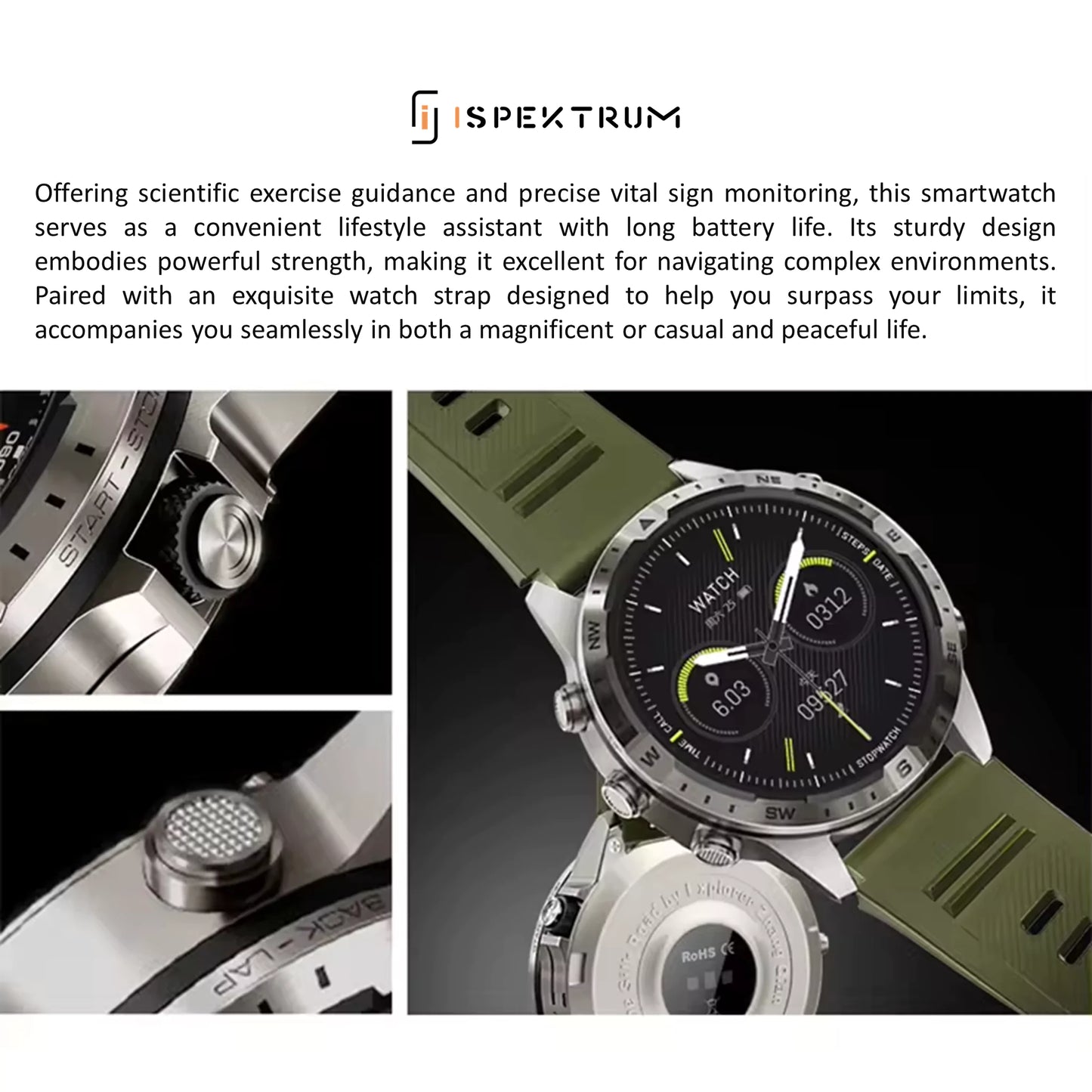 eXplorer GT45 Smart Watch for Men