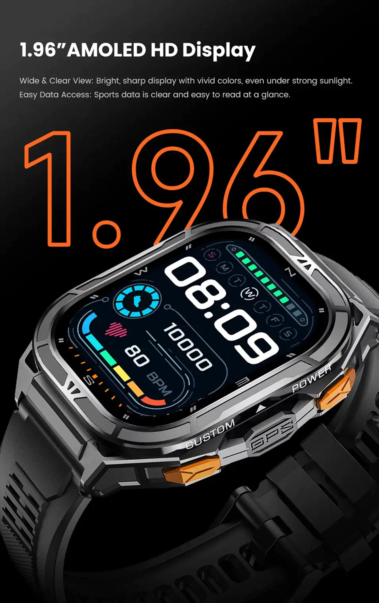 GTX5 GPS Smart Watch Premium Fitness Smartwatch Canada - ISPEKTRUM Smart Watch