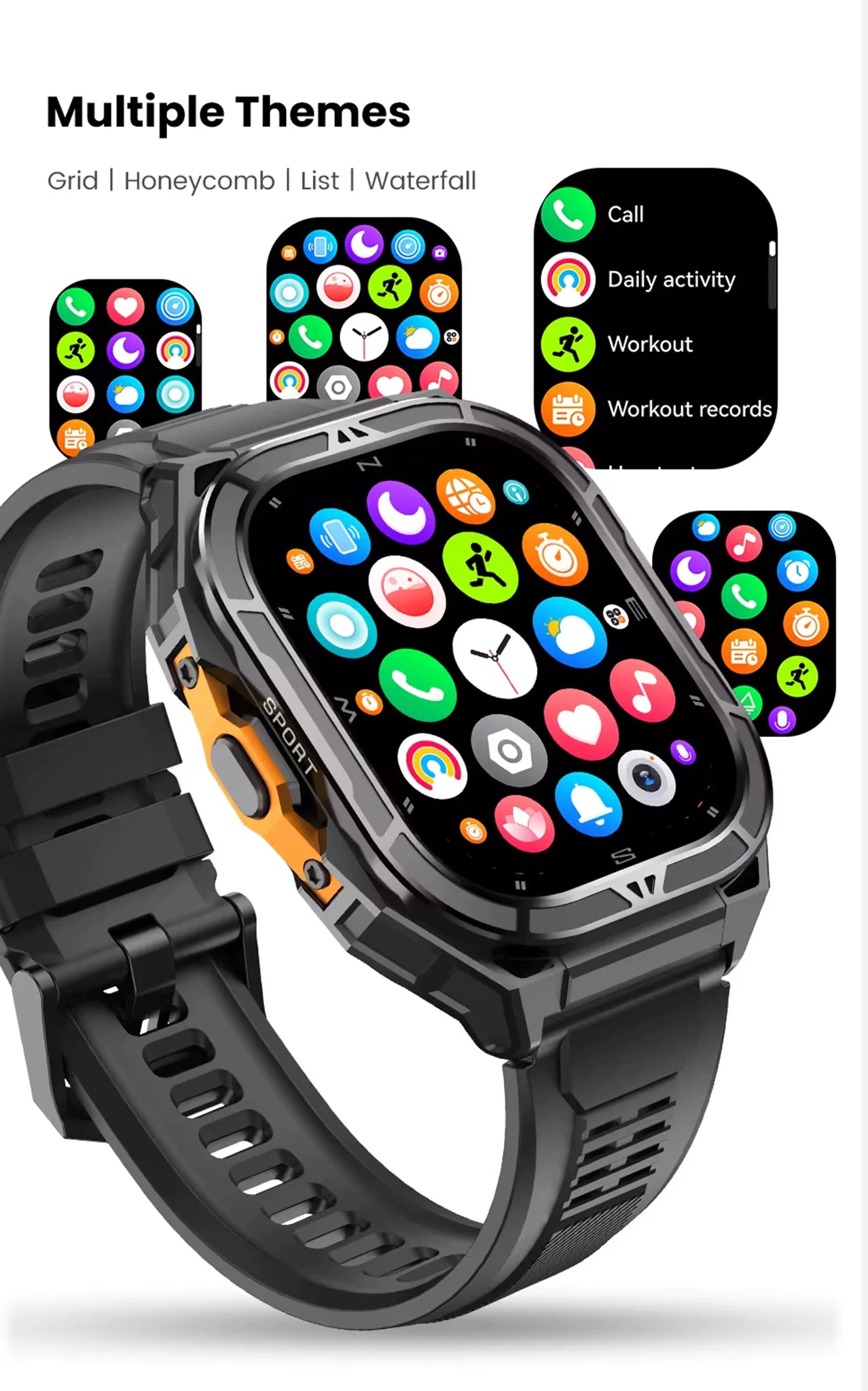 GTX5 GPS Smart Watch Premium Fitness Smartwatch Canada - ISPEKTRUM Smart Watch