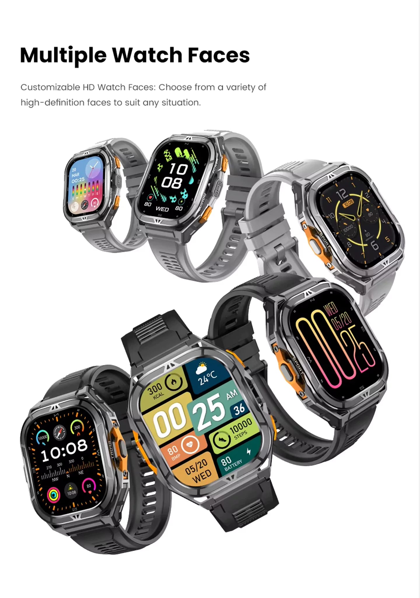 GTX5 GPS Smart Watch Premium Fitness Smartwatch Canada - ISPEKTRUM Smart Watch