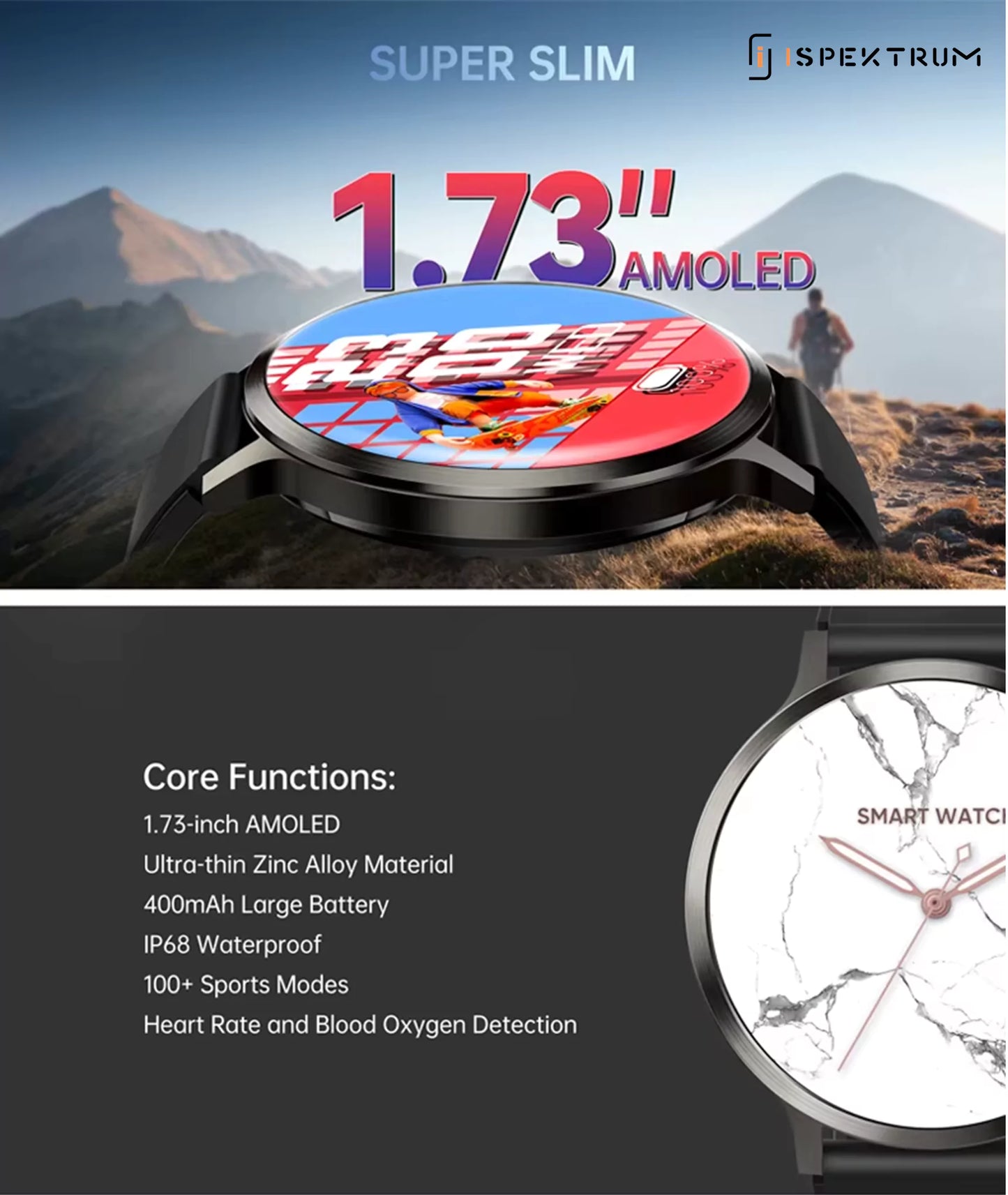 IS90 Zenith Smart Watch - ISPEKTRUM Smart Watch