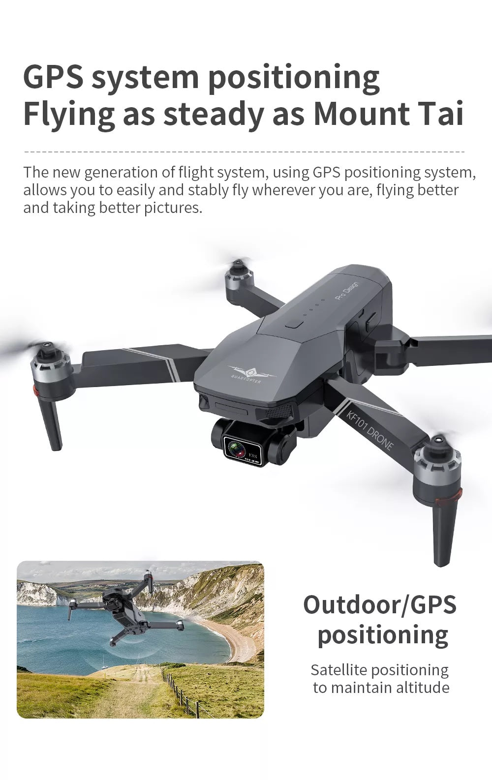 iSKF101 Max 4K Drone | 3-Axis Gimbal - ISPEKTRUM Toys & Games