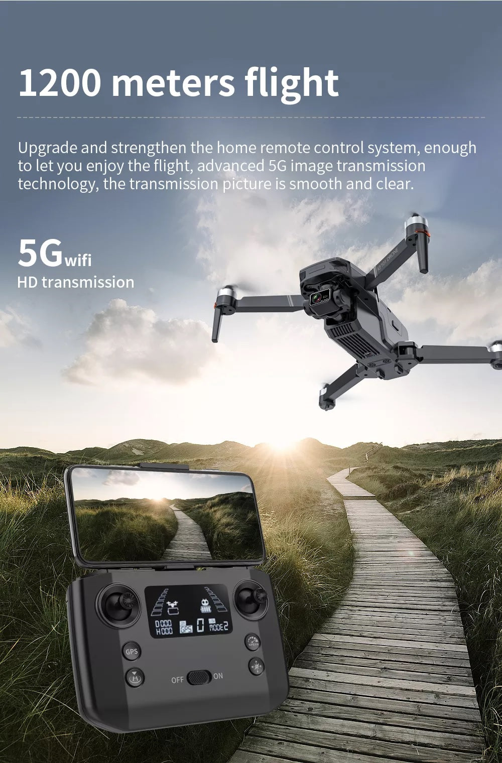 iSKF101 Max 4K Drone | 3-Axis Gimbal - ISPEKTRUM Toys & Games
