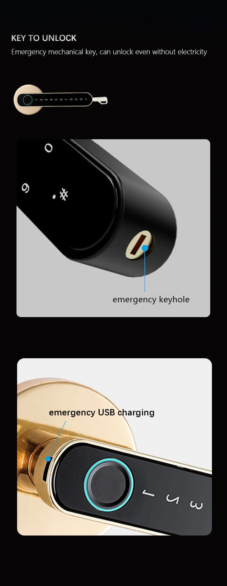 iSM06 Biometric Smart Lock - ISPEKTRUM Home & Garden
