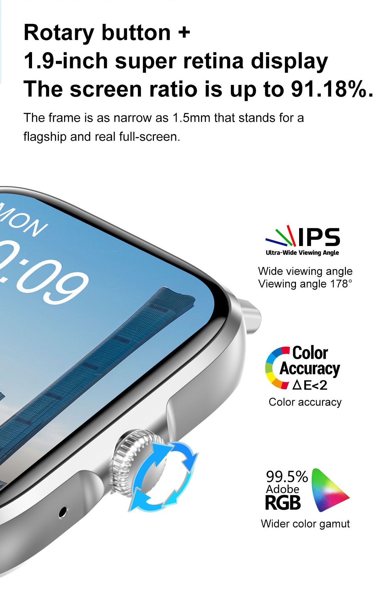 iS102 Smart Watch | Bluetooth Calling & Text