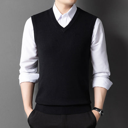 Wool Vest for Young and Middle-aged Men