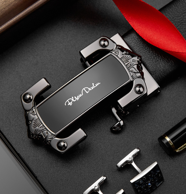 Men's Automatic Buckle Genuine Leather Belt in Fashion