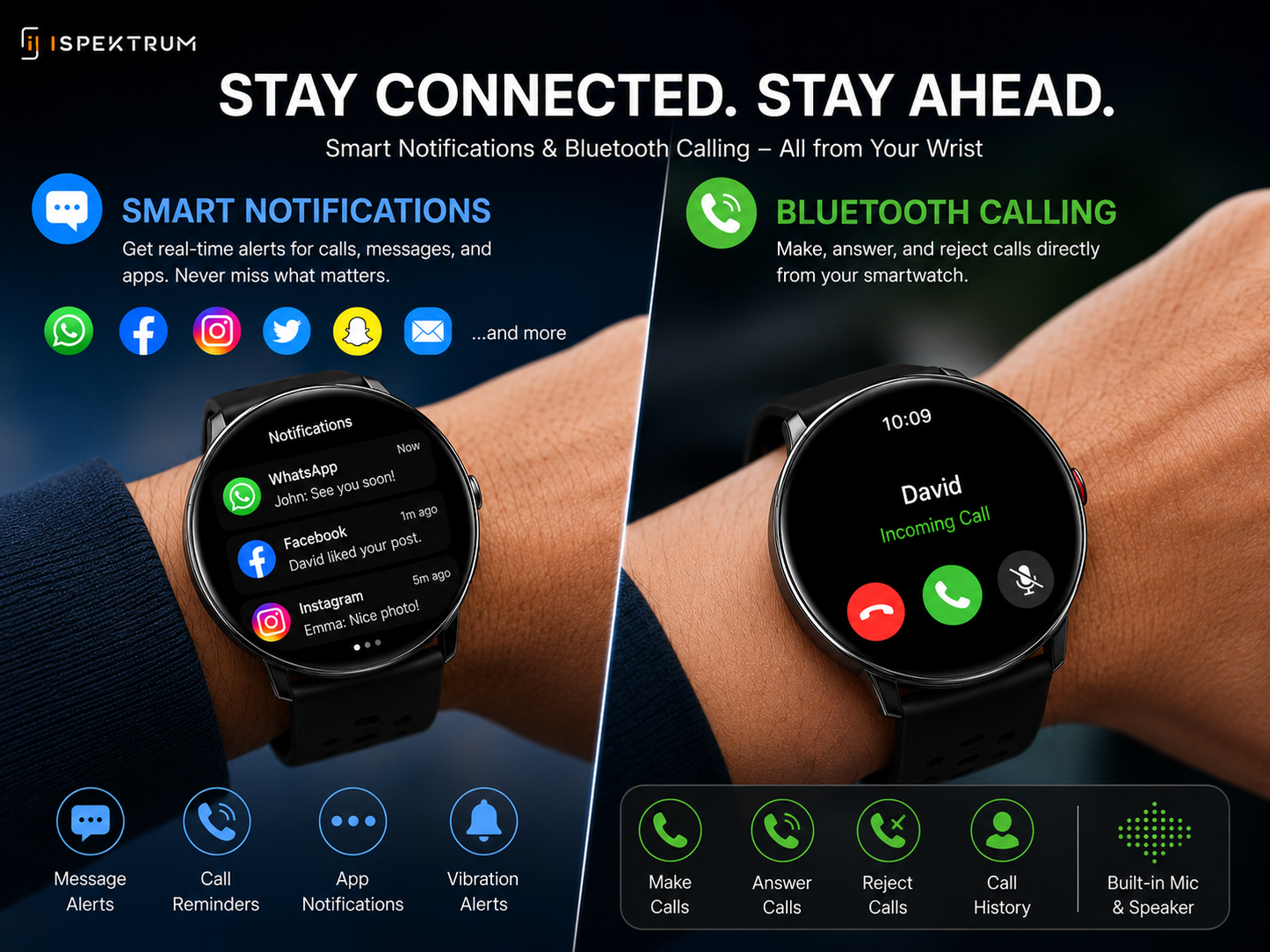 APEX GPS Smartwatch | ChatGPT AI Assistant & Health Tracking, AMOLED Display, GPS